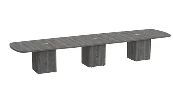 Conference Table 16ft W x 48in D with Cube Storage Base
