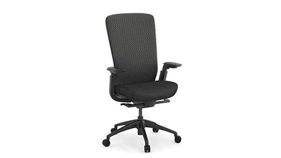 Mid-Back Executive Chair with 3D Mesh and Lumbar Support