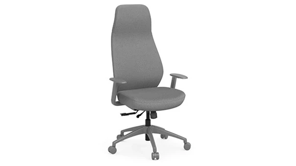 High-Back Executive Chair with Adjustable Arms and Height Adjustment