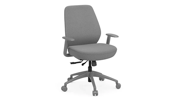 Mid-Back Task Chair with Adjustable Arms and Height Adjustment