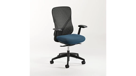High-Back Task Chair with Adjustable Arms