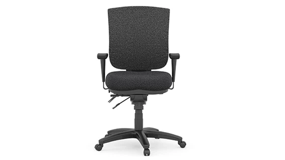 Mid-Back Ergo Chair Mesh Back Rugged Fabric Seat