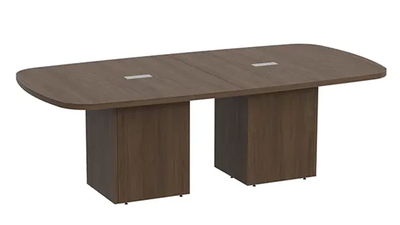 Conference Table 8ft W x 48in D with Cube Storage Base