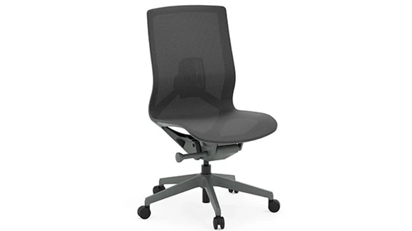 Armless Task Chair with Mesh Back
