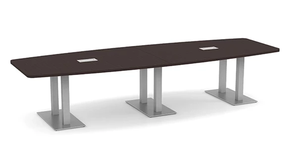 Boat Shape Conference Table 12ft W x 48in D