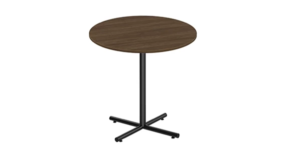 42in Round Cafeteria Table with Black Base - Cafe Height