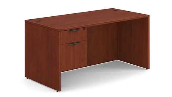Desk 60in W x 30in D with 1 Pedestal