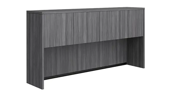 Desk Hutch 72in W x 15in D x 36in H with 4 Doors