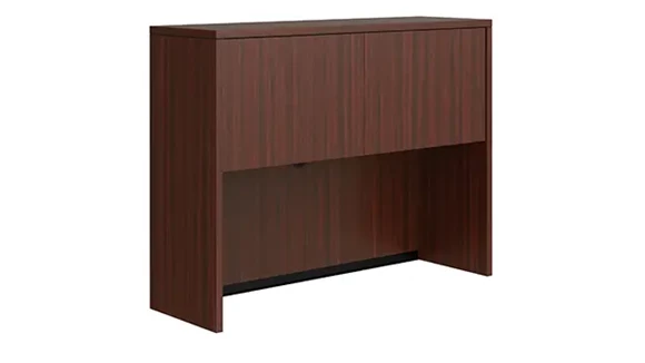 Desk Hutch 48in W x 15in D x 36in H with Doors
