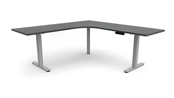 Sit-To-Stand L-Desk 72in W x 78in D