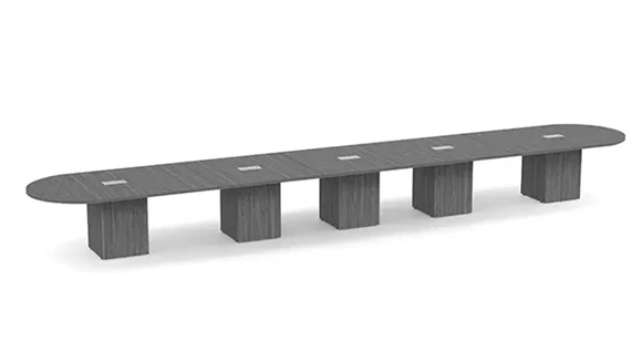 Racetrack Conference Table 24ft W x 48in D