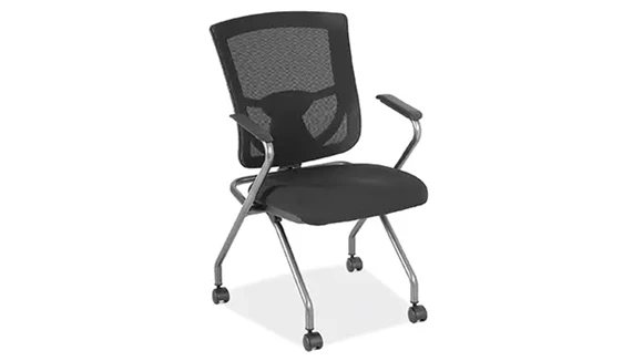 Mesh Back Nesting Chair Synchro-Tilt Control