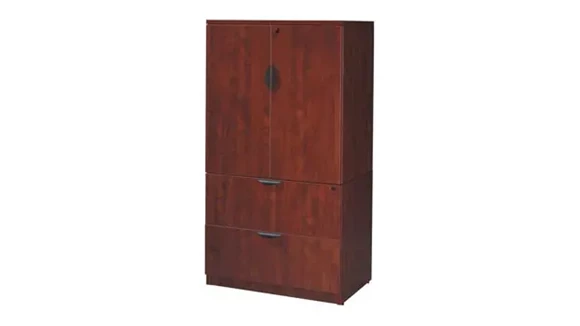 Lateral File Cabinet 36in W x 22in D x 67in H with Lockable and 2 Drawers