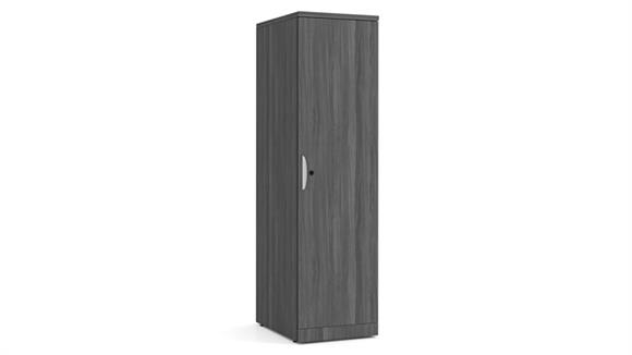 Personal Storage Tower with Laminate Wood Doors