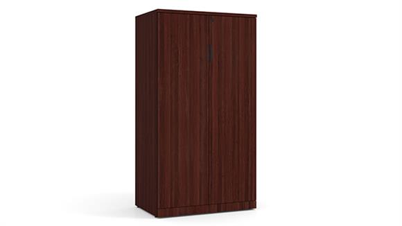 66in High Laminate Wood Door Storage Cabinet