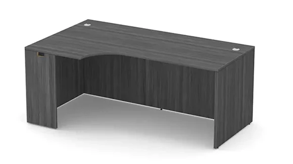 Desk Shell 72in W x 42in D with Left Extension