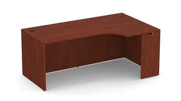 Desk Shell 72in W x 42in D with Right Extension