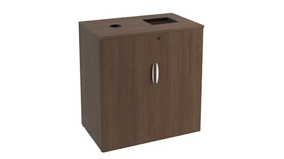 Trash Can 36in W x 22in D x 37in H with Waste Cans Not Included