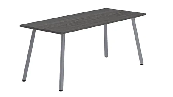 Desk Shell 72in W x 24in D with Metal Legs