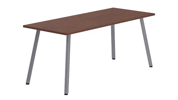 L-Desk Shell 60in W x 24in D with Metal Legs