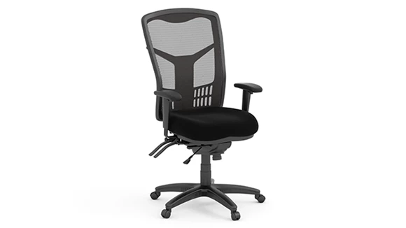 Ergonomic Task Chairs PBD Furniture Cool Mesh High Back Multi Function Chair with Black Base