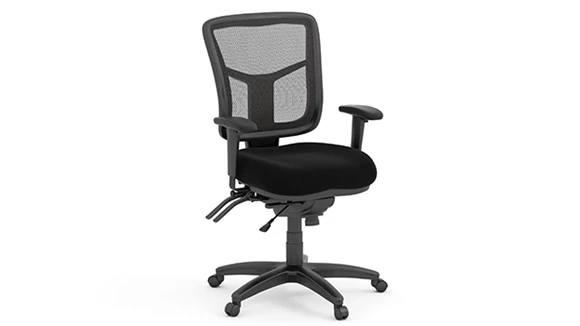 Mid-Back Task Chair with Mesh Back and Fabric Seat