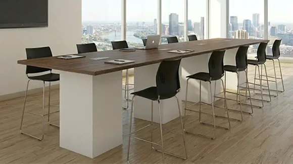 Standing Height Conference Table 16ft W x 48in D x 42in H