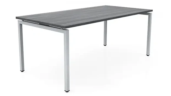 Writing Desk 72in W x 36in D with Metal Legs
