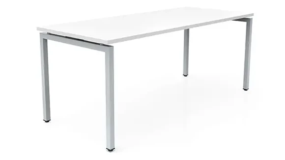 Writing Desk 72in W x 30in D with Metal Legs