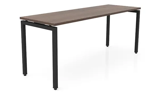 Writing Desk 72in W x 24in D with Metal Legs