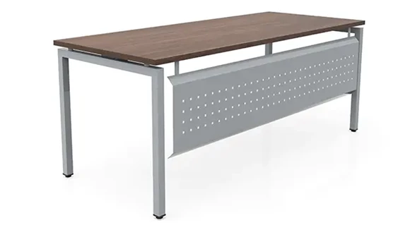Table Desk 66in W x 30in D with Modesty Panel and Metal Legs