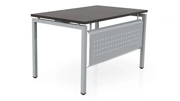 Writing Desk 48in W x 30in D with Modesty Panel and Metal Legs