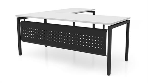 72in x 72in L-Desk with Modesty Panel