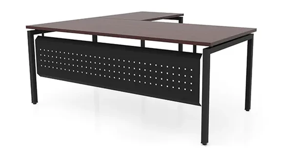 L-Desk Shell 72in W x 84in D with Modesty Panel