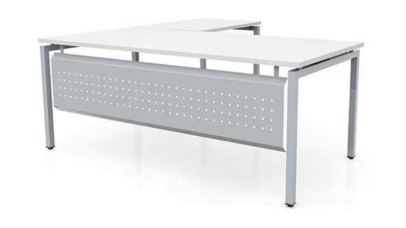 72in x 78in L-Desk with Modesty Panel