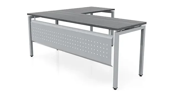 L-Desk Shell 72in W x 60in D with Modesty Panel