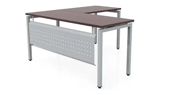L-Desk Shell 60in W x 66in D with Modesty Panel