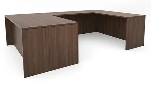 U-Desk Shell 72in W x 107in D with Modesty Panel
