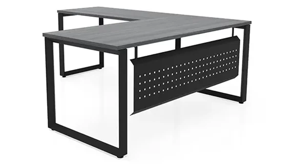 L-Desk Shell 60in W x 66in D with Modesty Panel