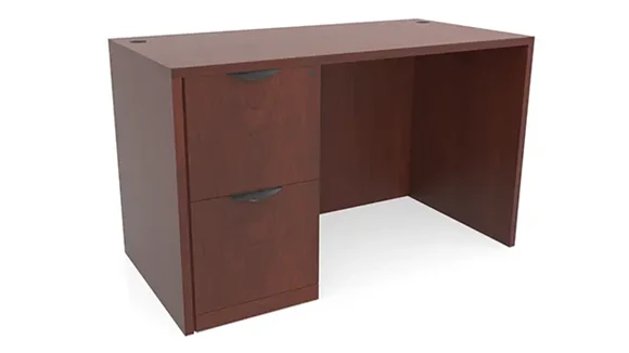 Desk 72in W x 30in D with 1 Pedestal