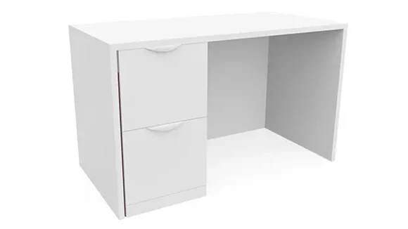 Desk 60in W x 30in D with 1 Pedestal