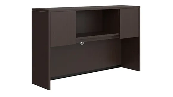 Desk Hutch 60in W x 15in D x 36in H with 2 Laminate Doors