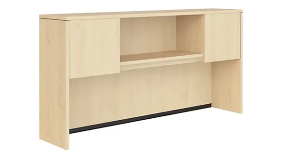 Desk Hutch 72in W x 15in D x 36in H with 2 Laminate Doors