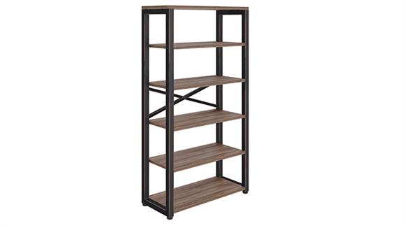 66in Metal Bookcase