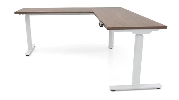 Sit-To-Stand L-Desk 72in W x 72in D