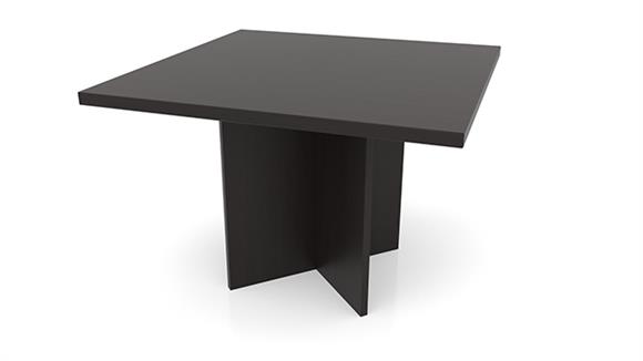 42in Square Meeting Table with X-Base