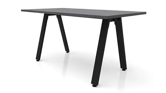 Writing Desk 72in W x 24in D with Metal Legs