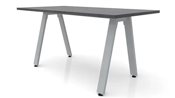 Desk Shell 72in W x 36in D with Metal Legs