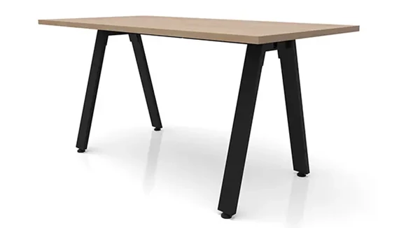 Desk Shell 48in W x 30in D with Metal Legs