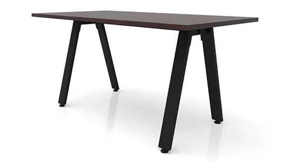 Desk Shell 60in W x 30in D with Metal Legs